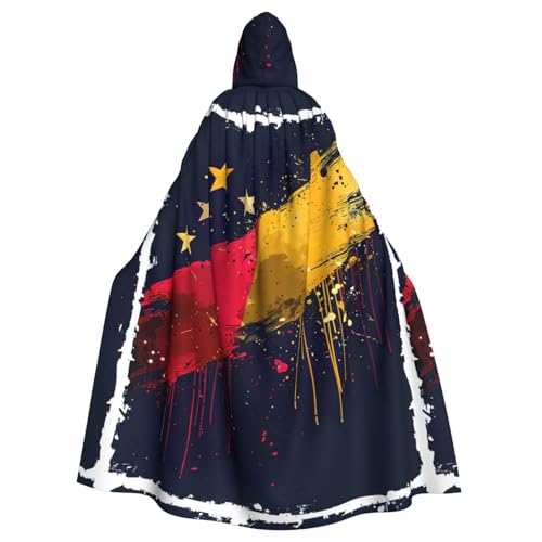 ABYchdd Kapuzenumhang mit Venezuela-Flagge für Erwachsene, Unisex, langer Umhang für Cosplay/Party von ABYchdd