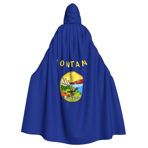 ABYchdd Montana State Flag Print Halloween Erwachsene Kapuzenumhang Unisex Kapuzenmantel Umhang Langer Umhang für Cosplay/Party ABYchdd Montana State Flag Print Halloween Erwachsene Kapuzenumhang Unisex Kapuzenmantel Umhang Langer Umhang für Cosplay/Party von ABYchdd