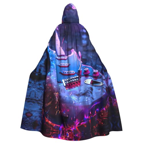 ABYchdd Nizza Gitarrendruck Halloween Erwachsene Kapuzenumhang Unisex Kapuzenmantel Umhang Langer Umhang für Cosplay/Party ABYchdd Nizza Gitarrendruck Halloween Erwachsene Kapuzenumhang Unisex Kapuzenmantel Umhang Langer Umhang für Cosplay/Party von ABYchdd
