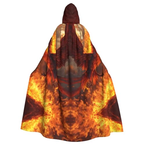 ABYchdd Phoenix Print Halloween Erwachsene Kapuzenumhang Unisex Kapuzenmantel Umhang Langer Umhang für Cosplay/Party ABYchdd Phoenix Print Halloween Erwachsene Kapuzenumhang Unisex Kapuzenmantel Umhang Langer Umhang für Cosplay/Party von ABYchdd