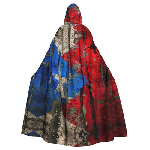 ABYchdd Puerto Rico Tapeten-Flaggen-Druck, Halloween, Erwachsenen-Kapuzenumhang, Unisex, langer Umhang für Cosplay/Party ABYchdd Puerto Rico Tapeten-Flaggen-Druck, Halloween, Erwachsenen-Kapuzenumhang, Unisex, langer Umhang für Cosplay/Party von ABYchdd