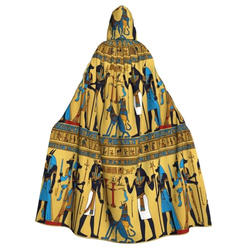 ABYchdd Umhang mit Kapuze für Erwachsene, Motiv: Antikes Ägypten, Tribe, bedruckt, Halloween, Erwachsene, Unisex, langer Umhang für Cosplay/Party ABYchdd Umhang mit Kapuze für Erwachsene, Motiv: Antikes Ägypten, Tribe, bedruckt, Halloween, Erwachsene, Unisex, langer Umhang für Cosplay/Party von ABYchdd