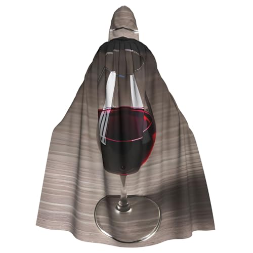 ABYchdd Weinflaschen-Glasdruck, Halloween, Erwachsenen-Kapuzenumhang, Unisex, langer Umhang für Cosplay/Party ABYchdd Weinflaschen-Glasdruck, Halloween, Erwachsenen-Kapuzenumhang, Unisex, langer Umhang für Cosplay/Party von ABYchdd