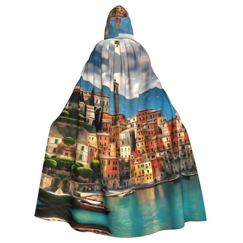 ABYchdd Wunderschöner Halloween-Umhang mit Kapuze für Erwachsene, Unisex, langer Umhang für Cosplay/Party ABYchdd Wunderschöner Halloween-Umhang mit Kapuze für Erwachsene, Unisex, langer Umhang für Cosplay/Party von ABYchdd