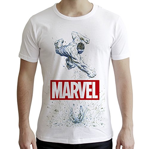 Abystyle abystyleabytex414-s Marvel Hulk Short Sleeve Herren Neue Fit T-Shirt (Small) von ABYSTYLE
