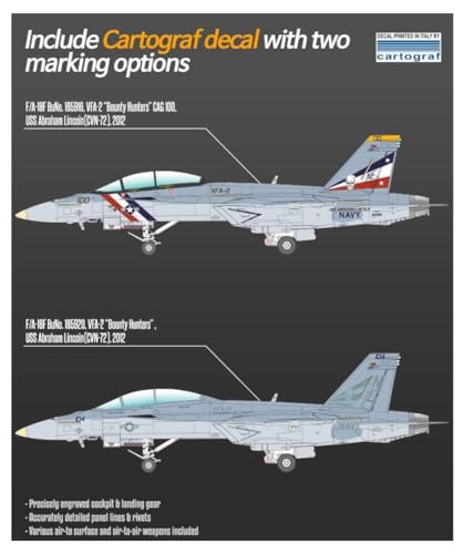 Academy 492567 1/72 USN F/A-18F VFA-2 Bounty Hunters von ACADEMY HOBBY MODEL KITS