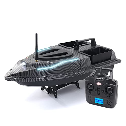 ACAGALA GPS Fischköderboot 500 m Fernbedienung Köderboot Dual Motor Fish Finder 1,5 kg Ladeunterstützung Automatische Kreuzfahrt/Rückkehr/Routenkorrektur mit LED-Licht zum Angeln ACAGALA GPS Fischköderboot 500 m Fernbedienung Köderboot Dual Motor Fish Finder 1,5 kg Ladeunterstützung Automatische Kreuzfahrt/Rückkehr/Routenkorrektur mit LED-Licht zum Angeln von ACAGALA