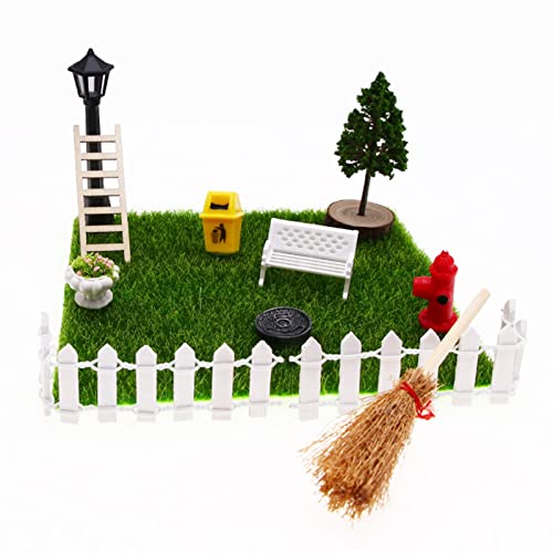 ACAREY 12 Stück Miniatur Garten Zubehör Puppenhaus Dekoration Set Holz für 1:12 Puppenhäuser ACAREY 12 Stück Miniatur Garten Zubehör Puppenhaus Dekoration Set Holz für 1:12 Puppenhäuser von ACAREY
