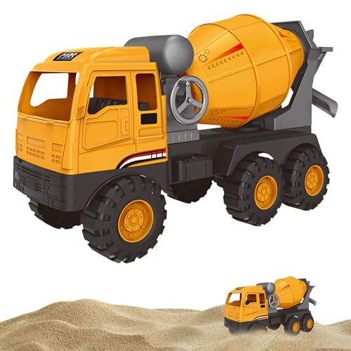 ACAREY Bagger, Sandspielzeug für Spielzeug ab 3 4 5 6 7 8 + Jahre,Robuster Schaufelbagger Extra Groß Ingenieurwesen Spielzeug, Sandkasten Spielfahrzeug in Gelb Multi Style Wahlfrei (02) von ACAREY