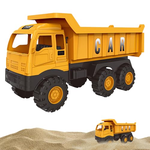ACAREY Bagger, Sandspielzeug für Spielzeug ab 3 4 5 6 7 8 + Jahre,Robuster Schaufelbagger Extra Groß Ingenieurwesen Spielzeug, Sandkasten Spielfahrzeug in Gelb Multi Style Wahlfrei (1) von ACAREY