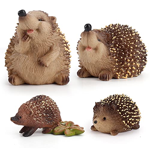 ACAREY Igel Tierfiguren Set 3 Stück PVC Sicher Realistisches Tier Spielzeug Für Kinder Naturkunde Pädagogisches Lernspielzeug Geschenk Ab 3 Jahre (A) von ACAREY