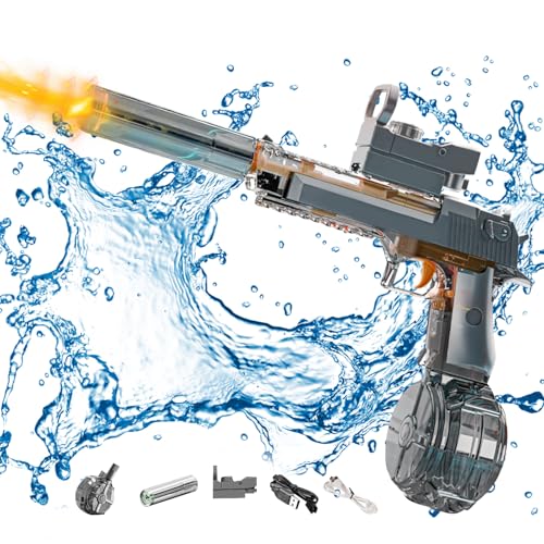 Elektrische Wasserpistole, Elektrische Großer Reichweite Wasserpistole Große Kapazität für Erwachsene und Kinder mit Lichtern, Wasser Spielzeug Pistolen für Sommer Strand Outdoor Pool Spielzeug (B) Elektrische Wasserpistole, Elektrische Großer Reichweite Wasserpistole Große Kapazität für Erwachsene und Kinder mit Lichtern, Wasser Spielzeug Pistolen für Sommer Strand Outdoor Pool Spielzeug (B) von ACAREY