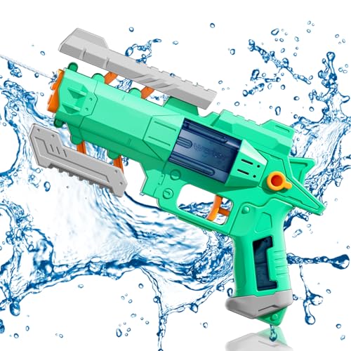 Wasserpistole Kinder, Verformbare Manuelle Groß Wasserpistole mit 4-6 Meter Großer Reichweite, Wasserspritzpistole für Kinder und Erwachsene Sommer im Freien Pool Strand Wasserspielzeug (C) von ACAREY