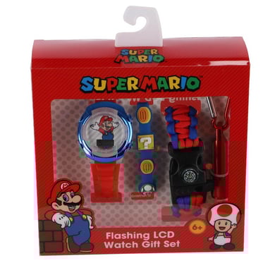 Otto Simon Accutime Super Mario LCD Uhr Geschenkset von Accutime