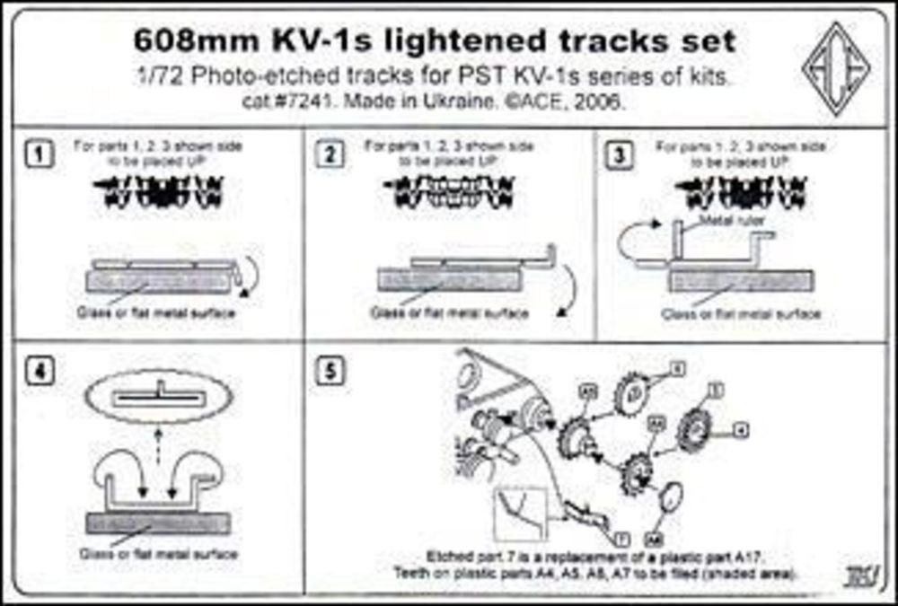KV-1s 608mm lightened tracks set KV-1s 608mm lightened tracks set von ACE