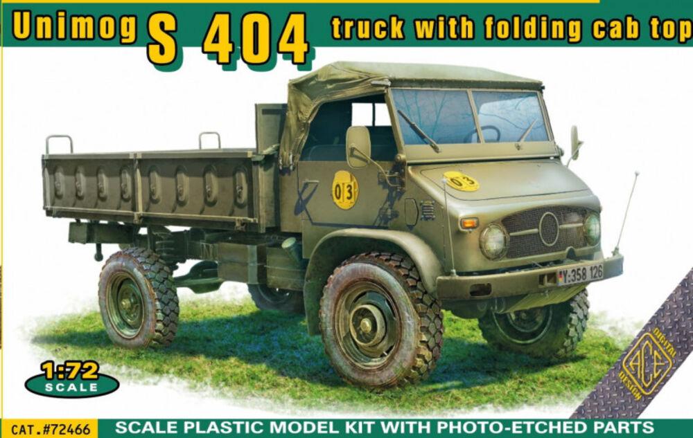 Unimog S 404 truck with folding cab top Unimog S 404 truck with folding cab top von ACE