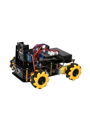 ACEBOTT Explorer Series QD001, Intelligentes Roboter-Auto-Set, ESP32, Multi-Modus-Steuerung mit Linienverfolgung und Hindernisvermeidung, 4 Rollen (QD002 Kamera) von ACEBOTT