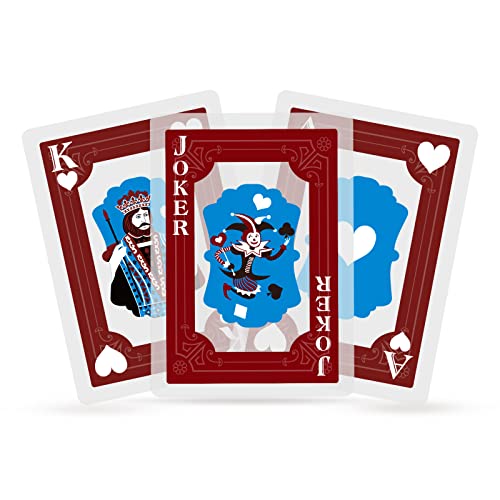 ACELION Wasserdichte klare Spielkarten, Kunststoff-Spielkarten, Kartendeck, Geschenk-Pokerkarten ACELION Wasserdichte klare Spielkarten, Kunststoff-Spielkarten, Kartendeck, Geschenk-Pokerkarten von ACELION