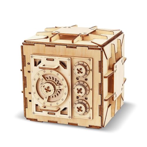 ACESOME Cluebox 3D Holzpuzzle, Passwort öffnen/Schließen, Rätselbox Holz für Erwachsene, Spardose Rätselbox und Geschenk 12cm ACESOME Cluebox 3D Holzpuzzle, Passwort öffnen/Schließen, Rätselbox Holz für Erwachsene, Spardose Rätselbox und Geschenk 12cm von ACESOME ㅤ