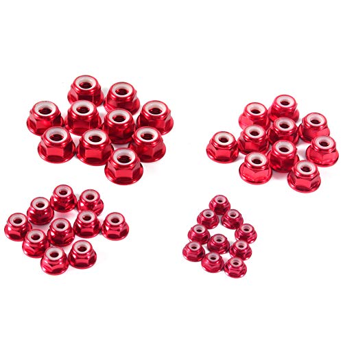 ACOGEDO Anodize Aluminiumlegierung M5 Nylon Einfügen Selbstbewusste Hex -Lock -Muttern Eingestellt 10pcs Zuverlässiger Flanschwiderstand für Hardware und Fahrzeuganwendungen ACOGEDO Anodize Aluminiumlegierung M5 Nylon Einfügen Selbstbewusste Hex -Lock -Muttern Eingestellt 10pcs Zuverlässiger Flanschwiderstand für Hardware und Fahrzeuganwendungen von ACOGEDO