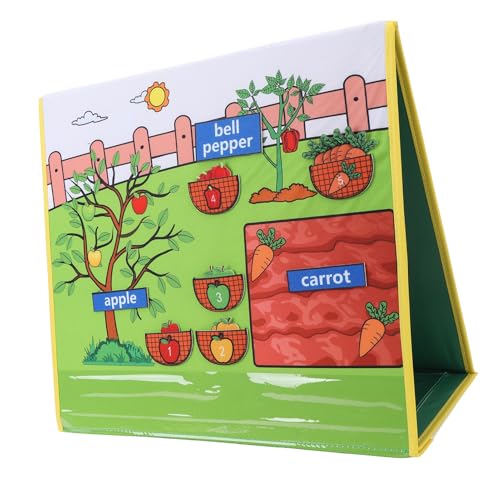 ACOGEDO Bildungsgemüse Obst Filzgeschichten für Kleinkinder - Faltbares Lernen Flanell Vorschulspiel Kit mit Niedlichen Cartoon -Charakteren ACOGEDO Bildungsgemüse Obst Filzgeschichten für Kleinkinder - Faltbares Lernen Flanell Vorschulspiel Kit mit Niedlichen Cartoon -Charakteren von ACOGEDO