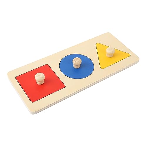 ACOGEDO Einbeziehung von Puzzle mit Mehreren Form für Babys - 3 Farben Hölzernen Leicht -Gewicht Lerngeometriespielzeug Verbesserung der Hand Auge Koordination und des Greifenfähigkeiten ACOGEDO Einbeziehung von Puzzle mit Mehreren Form für Babys - 3 Farben Hölzernen Leicht -Gewicht Lerngeometriespielzeug Verbesserung der Hand Auge Koordination und des Greifenfähigkeiten von ACOGEDO