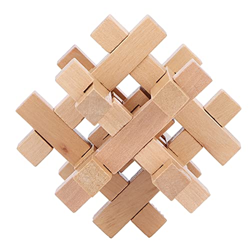ACOGEDO Hirnteaser -Spielzeugholz -Hölzern Puzzle für Intelligente Problemlösung und Bildung Verriegelungsdesign für Alle Altersgruppen Entsperren ACOGEDO Hirnteaser -Spielzeugholz -Hölzern Puzzle für Intelligente Problemlösung und Bildung Verriegelungsdesign für Alle Altersgruppen Entsperren von ACOGEDO