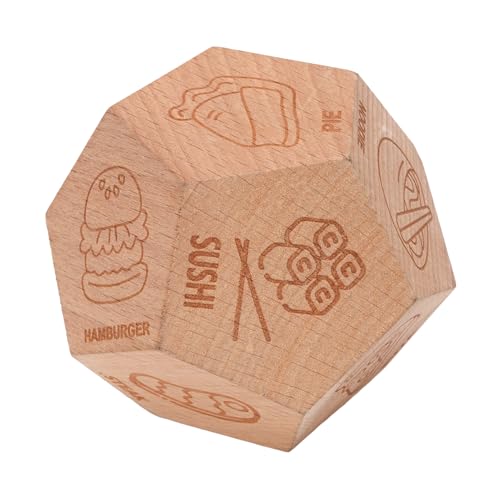 ACOGEDO Holzfutter Entscheidung Würfel Spaß Abendessen Wählen Würfel Dinnerparty Spiel Buche Wood Familienfreunde ACOGEDO Holzfutter Entscheidung Würfel Spaß Abendessen Wählen Würfel Dinnerparty Spiel Buche Wood Familienfreunde von ACOGEDO
