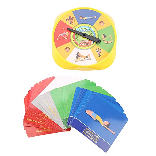 ACOGEDO Interaktive Yoga -Pose -Spielkarten für und Eltern Bildung Umweltfreundliches Yoga Spiel mit Leuchtenden Farben für Körperliche und Intellektuelle Entwicklung von ACOGEDO