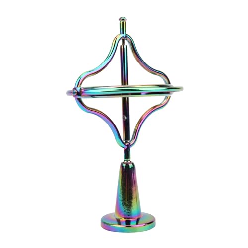 ACOGEDO Multi-Farb-Legierungs-Gyroskop-Stressabbau Fingerspitzenspielzeug mit Anti-Gravitation Dekompression für Erwachsene? Helles Metallrahmen und Goldträte-Trägheitschwungrad (Glänzend; 3x2,6 mm) ACOGEDO Multi-Farb-Legierungs-Gyroskop-Stressabbau Fingerspitzenspielzeug mit Anti-Gravitation Dekompression für Erwachsene? Helles Metallrahmen und Goldträte-Trägheitschwungrad (Glänzend; 3x2,6 mm) von ACOGEDO