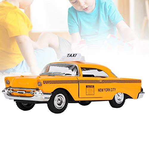 ACOGEDO Realistisch 1:32 Legierung Taxi-Simulationsmodellauto mit Rückzugsfunktion und Lichter für die Sammlung und Dekoration (Taxi b) von ACOGEDO