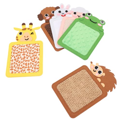 ACOGEDO Sensorische Matten für Autistische - 6 PCs Strukturierte Sensorische - und Wandfliesen mit Niedlichen Tierischen Designs Soft Filzessensorisches Spielzeug für Taktiles Spiel ACOGEDO Sensorische Matten für Autistische - 6 PCs Strukturierte Sensorische - und Wandfliesen mit Niedlichen Tierischen Designs Soft Filzessensorisches Spielzeug für Taktiles Spiel von ACOGEDO