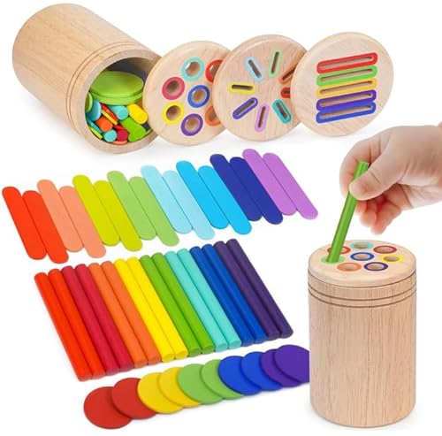 Spielzeug, 3 in 1, Holzspielzeug für Kinder Spielzeug, 3 in 1, Holzspielzeug für Kinder von ACOMTUO