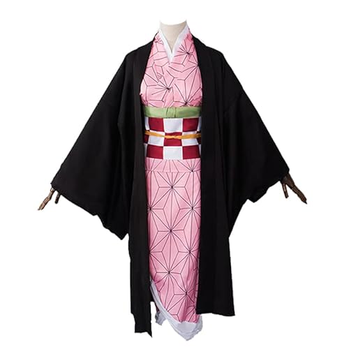ACTASITEMS Anime Cosplay Kimono Kostüm,Demon Slayer-Kamado Nezuko Erwachsene Größe S von ACTASITEMS