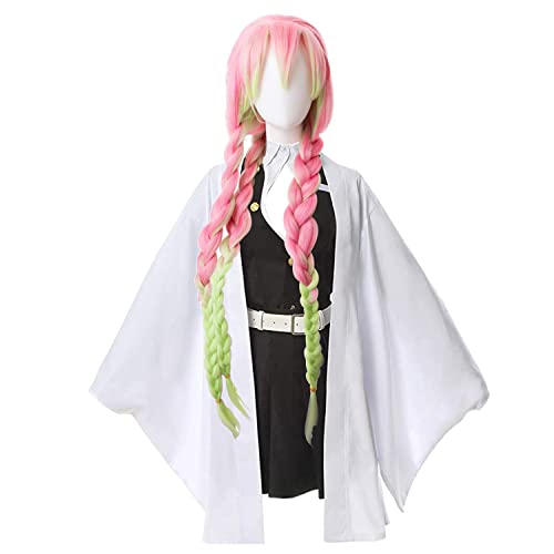 ACTASITEMS Anime Cosplay Kimono Kostüm, Kanroji Mitsuri Erwachsene Größe XXL von ACTASITEMS