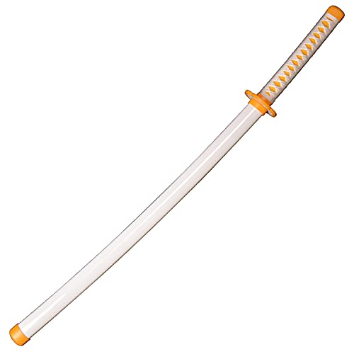 ACTASITEMS Japanisches Anime Cosplay Requisit Dämonentöter Holzschwert - 104cm, Katana-Agatsuma Zenitsu ACTASITEMS Japanisches Anime Cosplay Requisit Dämonentöter Holzschwert - 104cm, Katana-Agatsuma Zenitsu von ACTASITEMS