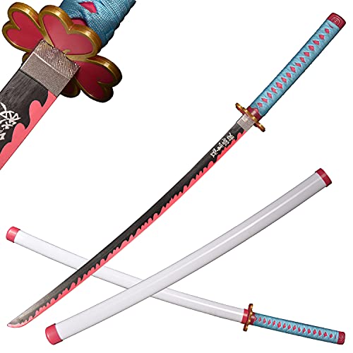 ACTASITEMS Japanisches Anime Cosplay Requisit Dämonentöter Holzschwert - 104cm, Katana-Kanroji Mitsuri von ACTASITEMS