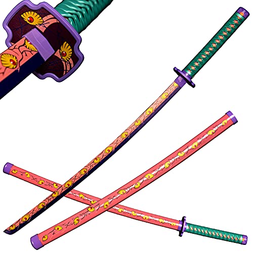 ACTASITEMS Japanisches Anime Cosplay Requisit Dämonentöter Holzschwert - 104cm, Katana-Kokushibou von ACTASITEMS