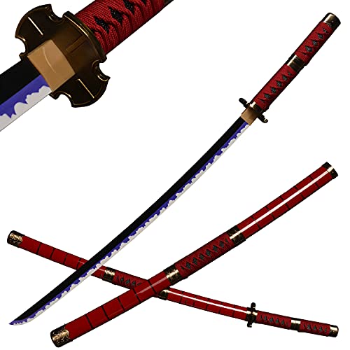 ACTASITEMS Japanisches Zoro Schwerter Anime Cosplay Holzschwert - 104cm,Kitetsu Katana von ACTASITEMS