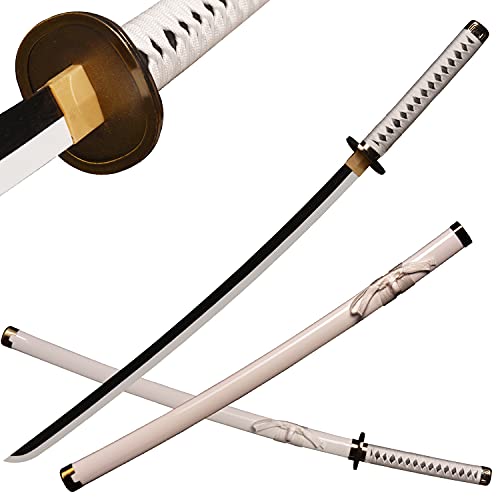 ACTASITEMS Japanisches Zoro Schwerter Anime Cosplay Holzschwert - 104cm,wado ichimonji Katana von ACTASITEMS