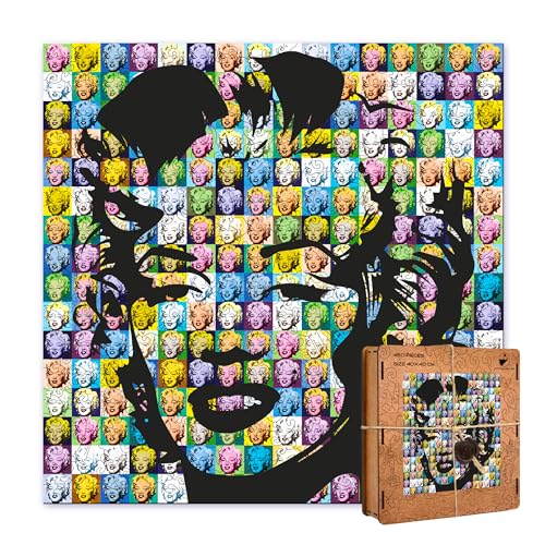 ACTIVE PUZZLES Marilyn Monroe Puzzle mit verschiedenen Motiven 40 x 40 cm 450 Teile von ACTIVE PUZZLES