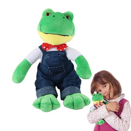 ACTOYS Handpuppe Frosch, Kermit Handpuppe, Handpuppen für Kinder, Frosch Plüschtier, Frog Spielzeug, Kuscheltier, Tierhandpuppen für Kinder, Handpuppe Kermit (Cowboy) von ACTOYS