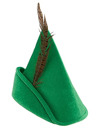 ADAMEL PARTY Robin Hood Hut I grüne Mütze mit Feder I Kostüm Bogenschütze I Kopfbedeckung Pan Erwachsene ADAMEL PARTY Robin Hood Hut I grüne Mütze mit Feder I Kostüm Bogenschütze I Kopfbedeckung Pan Erwachsene von ADAMEL PARTY