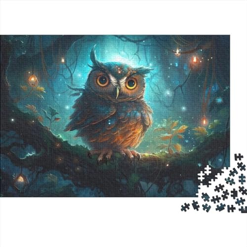 1000 Teile Holzpuzzle für Erwachsene, 1000 Teile Tier-Eulen-Vogel-Puzzle für Erwachsene, Geschenke, 75x50cm 1000 Teile Holzpuzzle für Erwachsene, 1000 Teile Tier-Eulen-Vogel-Puzzle für Erwachsene, Geschenke, 75x50cm von ADASTE
