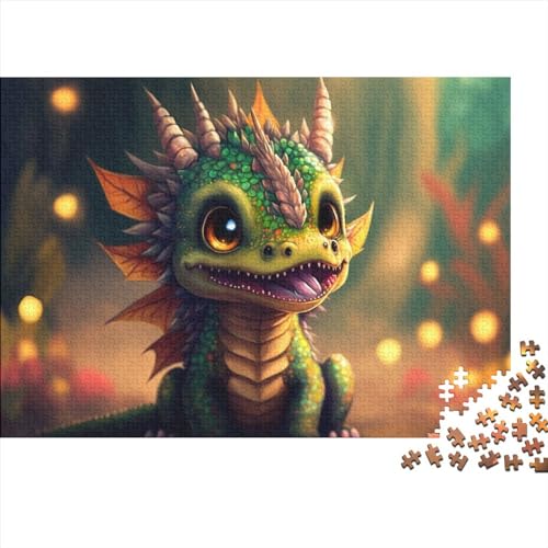 Baby-Drachen-Puzzle, 1000 Teile, Holzpuzzle für Erwachsene und Kinder ab 12 Jahren, Denksport-Puzzle für Erwachsene, 75x50cm Baby-Drachen-Puzzle, 1000 Teile, Holzpuzzle für Erwachsene und Kinder ab 12 Jahren, Denksport-Puzzle für Erwachsene, 75x50cm von ADASTE