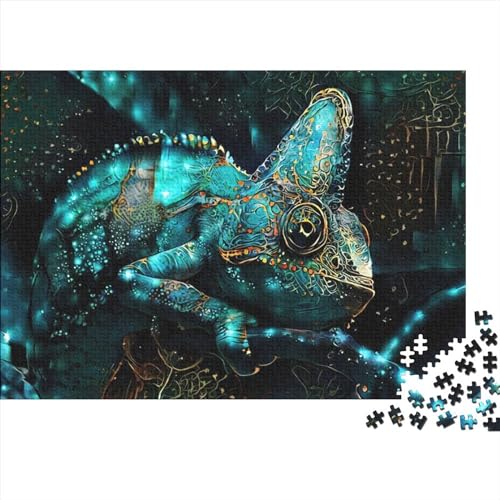 Puzzles 1000 Teile Tiere Chamäleons Puzzle Jungen und Mädchen Schwierigkeitsgrad Puzzle Holzpuzzle Lernspielzeug Spiele 75x50cm Puzzles 1000 Teile Tiere Chamäleons Puzzle Jungen und Mädchen Schwierigkeitsgrad Puzzle Holzpuzzle Lernspielzeug Spiele 75x50cm von ADASTE