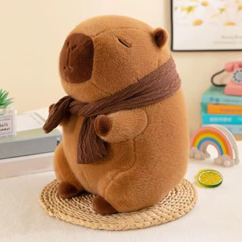 ADDLIVE Capybara Plüschtier, 25cm Capybara Kuscheltier mit Schal, Niedlichen Capybara Plush, Simulation Capybara Plüschtier, Home Deko Geschenk Geburtstagsgeschenk für Kinder ADDLIVE Capybara Plüschtier, 25cm Capybara Kuscheltier mit Schal, Niedlichen Capybara Plush, Simulation Capybara Plüschtier, Home Deko Geschenk Geburtstagsgeschenk für Kinder von ADDLIVE