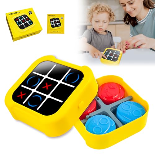 ADDLIVE Tic Tac Toe Extreme, 3-In-1 Tik Tak Toe, Tic Tac Toe Spiel, Tac Spiel für Bildung und Gedächtniswachstum - Spielzeugbrettspiel - Fingerspitzenspielzeug Brettspiel Für Familientreffen Treffen von ADDLIVE