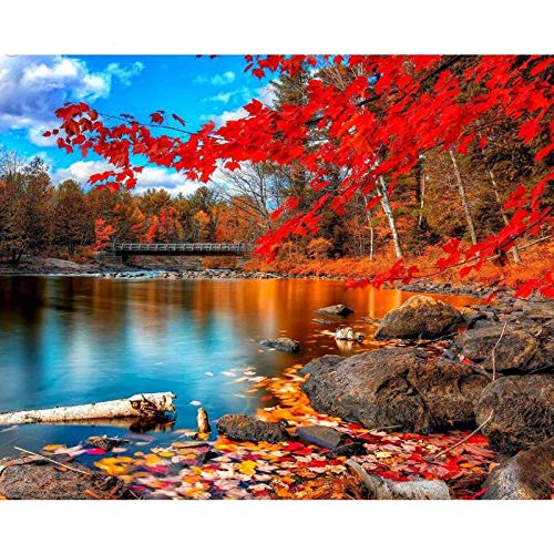 1000 Pieces Adults Jigsaw Puzzlesjigsaw Puzzles for Adults Wooden Puzzle ParentChild Games,Flaming Maple Leaf Jigsaw Sets for Family Picture Jigsaw Puzzle Educational Toy1000Pcs50x70cm von ADEIK