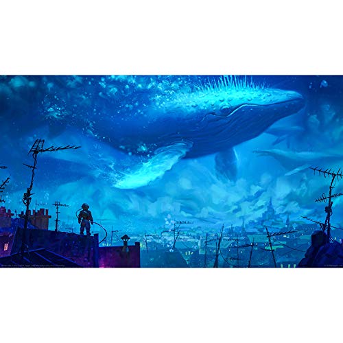 1000 Pieces Adults Jigsaw Puzzlespaper,Jigsaw Sets for Family,Brain Challenge Jigsaw Roll Mat for Children,Whale Views50x70cmSCd057 von ADEIK